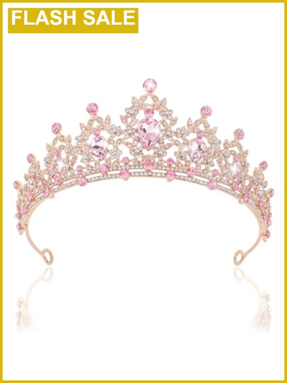 Rhinestone Tiara Crown Crystal Headband for Bridal Prom Party